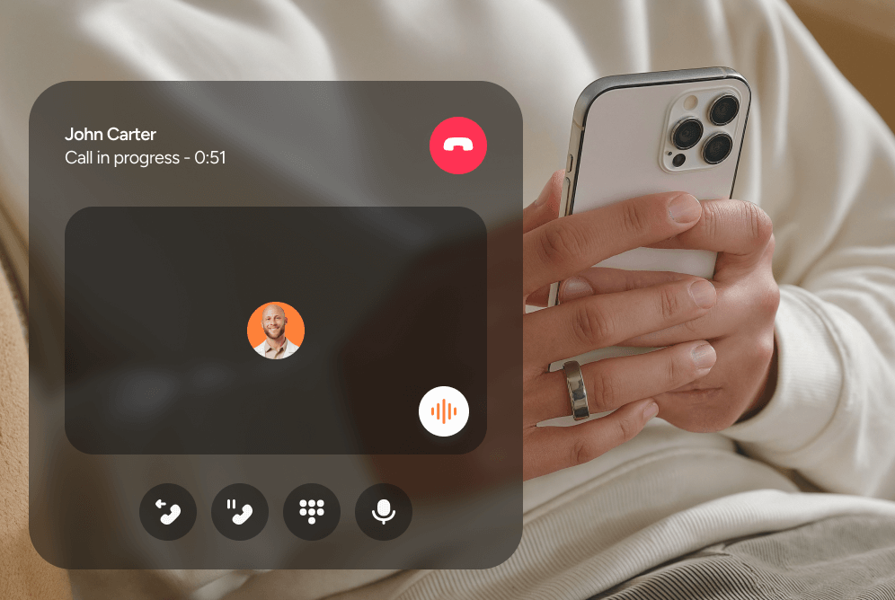 Smartphone Health App Interface - Longevity Webflow Template | Brix Templates