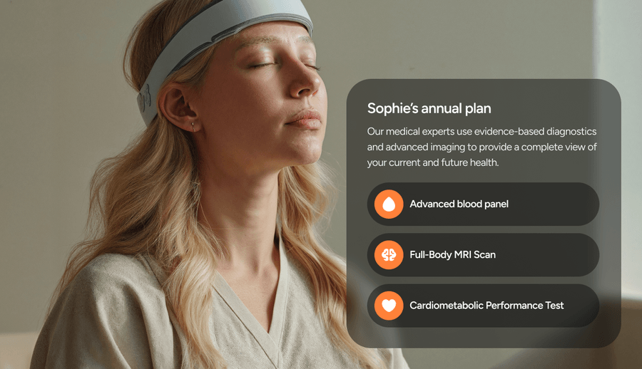 Personalized Health Plan MRI - Longevity Webflow Template | Brix Templates