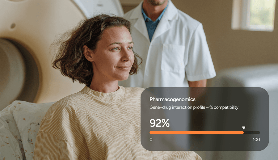 Patient Pharmacogenomics Analysis - Longevity Webflow Template | Brix Templates