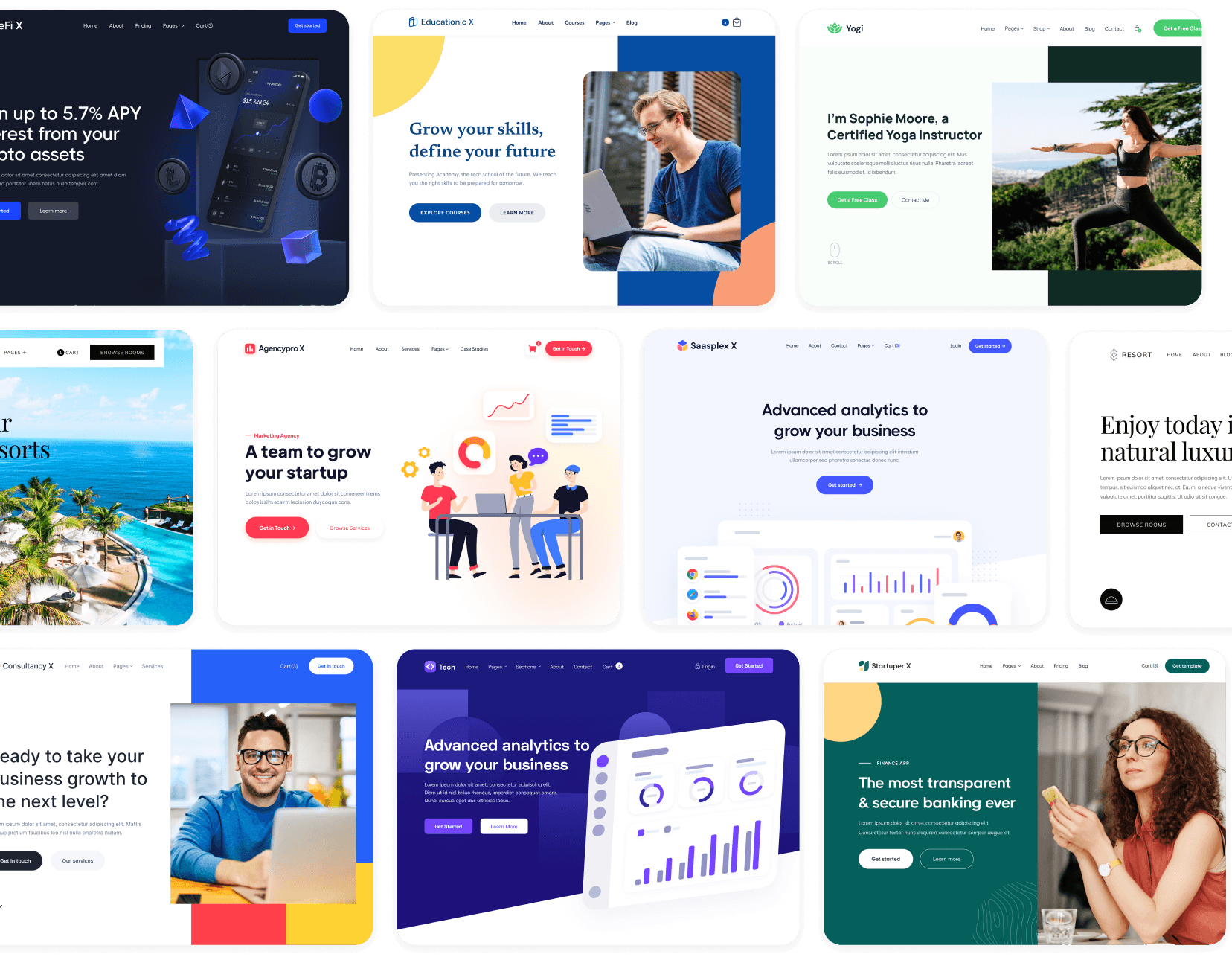 Longevity - Banner Templates - Longevity Center Webflow Template | Brix Templates